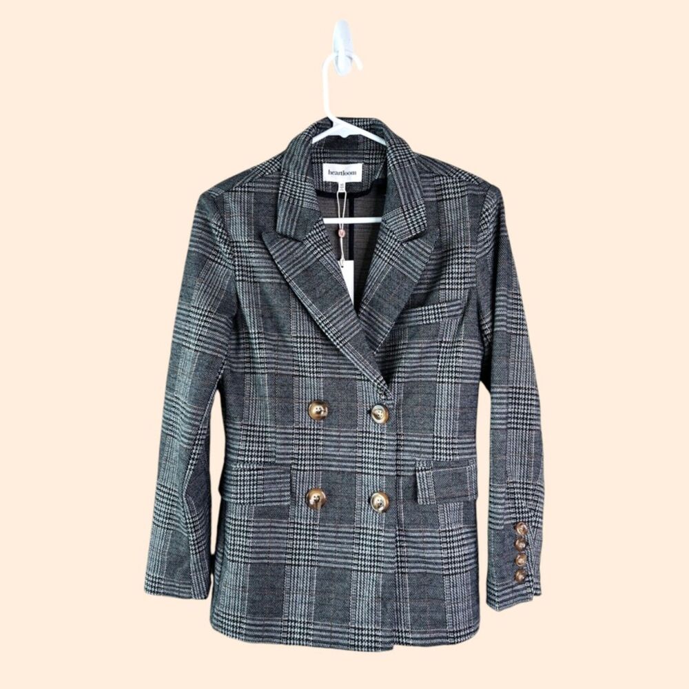 Heartloom Plaid Blazer